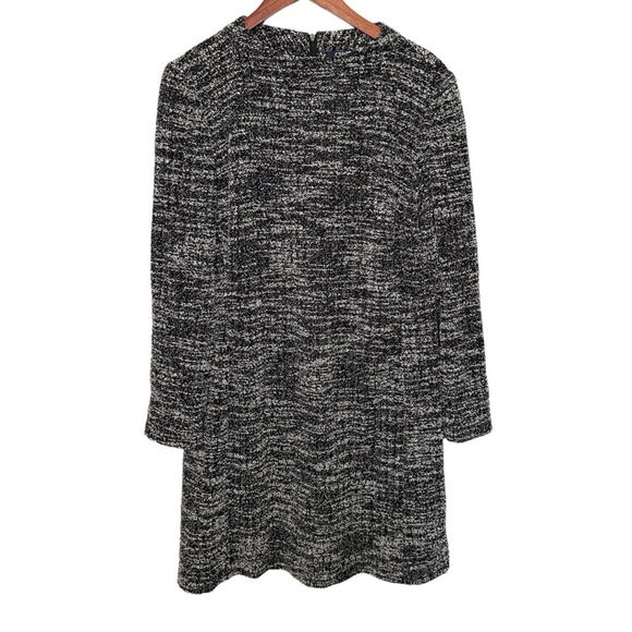 Chaps Paola Long Sleeve Boucle Sweater Dress Size 16 - Picture 2 of 13